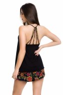 KOMPLET FLOWER 11078 - CZARNY, XL MEDIOLANO