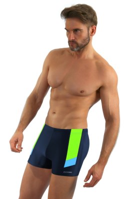 BOKSERKI KĄPIELOWE MĘSKIE BD 381 - GRAFIT, L, 381 SESTO SENSO