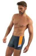BOKSERKI KĄPIELOWE MĘSKIE BD 381 - GRAFIT, L, 381 SESTO SENSO