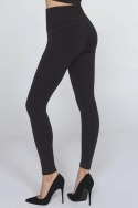LEGGINGS SKINNY HOT HIGH WAIST-3XL - BLACK, 3XL GATTA BODYWEAR