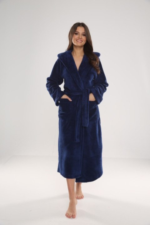 807 Szlafrok LUNA II Długi Kaptur - ECRI, XL DE LAFENSE 807 Szlafrok LUNA II Długi Kaptur - ECRI, XL DE LAFENSE