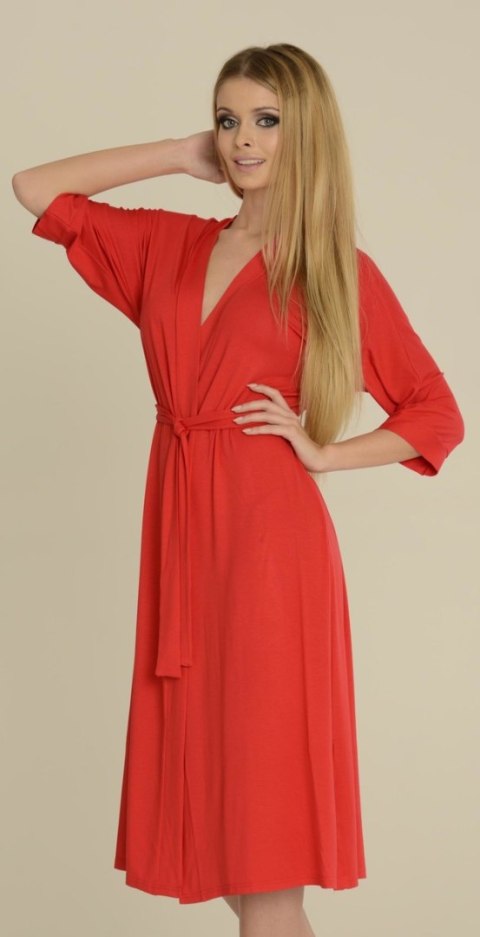 Szlafrok VISA długi 892 - MALINA, 3XL DE LAFENSE Szlafrok VISA długi 892 - MALINA, 3XL DE LAFENSE
