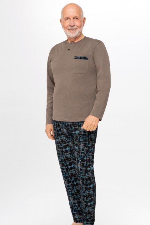 412 PIŻAMA MĘSKA MARCEL - KHAKI, 2XL, 2 MARTEL 412 PIŻAMA MĘSKA MARCEL - KHAKI, 2XL, 2 MARTEL