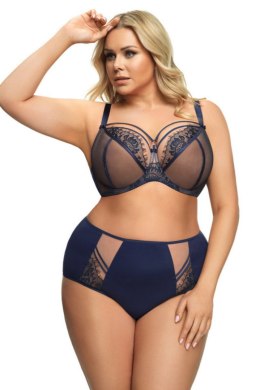 BIUSTONOSZ PARADISE K496 GRANATOWY - GRANATOWY, 65K GORSENIA