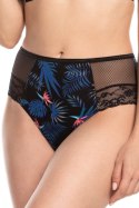 FIGI DAMSKIE MIDI L-1525MD - CZARNY, XXXL LAMA