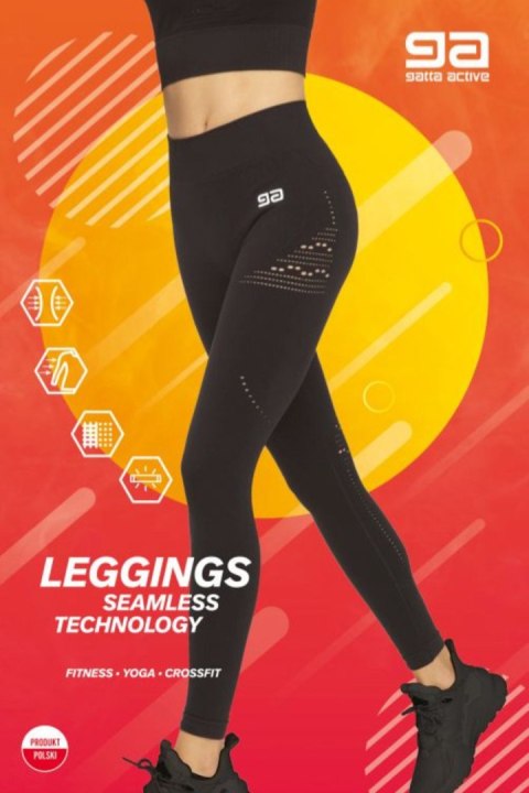LEGGINGS FITNESS GA - BLACK, XS GATTA BODYWEAR LEGGINGS FITNESS GA - BLACK, XS GATTA BODYWEAR
