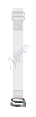 Ramiączka silikonowe metalowe zapięcie RT 04 10 mm - SREBRNY, 10MM JULIMEX