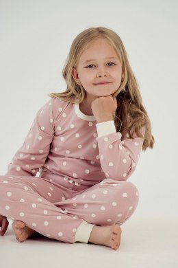 3040 PIŻAMA DZIEWCZĘCA DŁUGA CHLOE - RÓŻOWY, 92 TARO