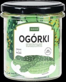 SKARPETY SOXO W SŁOIKU - OGÓRKI KISZONE - ZIELONY, 40-45 SOXO