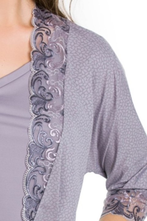 SZLAFROK DAMSKI STELLA 05090 - SZARY, S/M MEDIOLANO SZLAFROK DAMSKI STELLA 05090 - SZARY, S/M MEDIOLANO