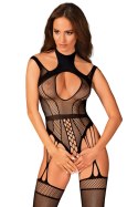 BODYSTOCKING G327 - CZARNY, S/M/L OBSESSIVE