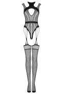 BODYSTOCKING G327 - CZARNY, S/M/L OBSESSIVE