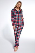 PIŻAMA DAMSKA DR 482/369 ROXY - GRANAT, XL CORNETTE