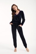 DRES DAMSKI 311 - GRANATOWY, L, 1 LUNA