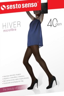 RAJSTOPY HIVER 40 DEN - CZARNY, 3 SESTO SENSO