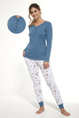 PIŻAMA DR 723/300 LUCY - NIEBIESKI, XXL CORNETTE