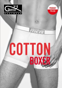 Bielizna Męska - Boxer Cotton - OCEAN BLUE, L GATTA BODYWEAR