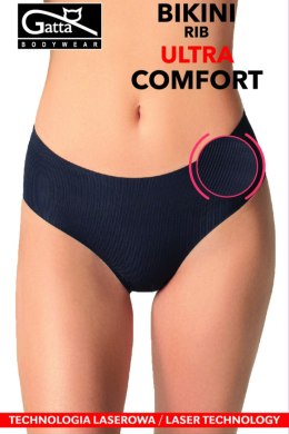 MAJTKI - BIKINI RIB ULTRA COMFORT - BLACK, L GATTA BODYWEAR