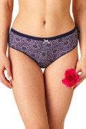 FIGI DAMSKIE LPC 755 B22 - CZERWONY-GRANATOWY, XL KEY