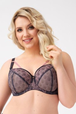 K749 BIUSTONOSZ MIĘKKI BIG ADRIANNE - SZARY, 65K GORSENIA