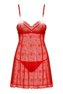 CLAUSSICA BABYDOLL - CZERWONY, XS/S OBSESSIVE
