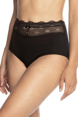FIGI DAMSKIE MIDI L-4000MX-02 - CZARNY, 4XL LAMA