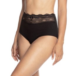 FIGI DAMSKIE MIDI L-4000MX-02 - CZARNY, 4XL LAMA