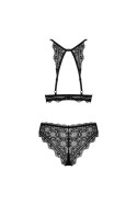RENELIA KOMPLET 2-CZĘŚCIOWY - CZARNY, L/XL OBSESSIVE