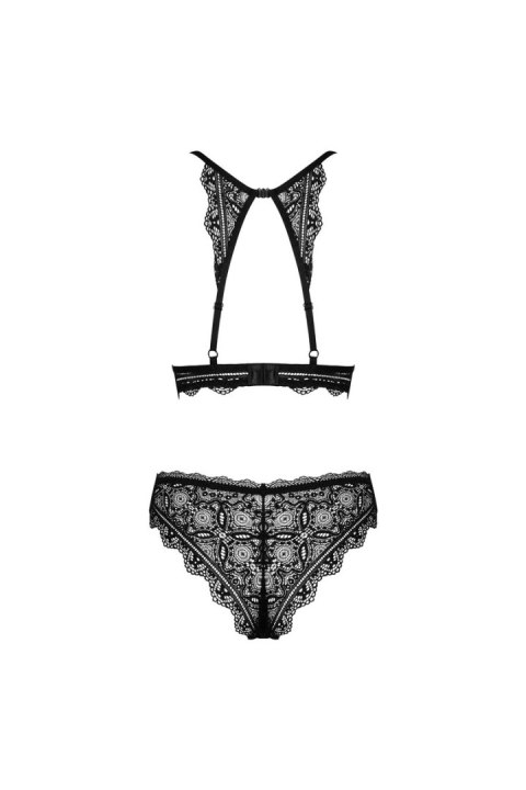 RENELIA KOMPLET 2-CZĘŚCIOWY - CZARNY, L/XL OBSESSIVE RENELIA KOMPLET 2-CZĘŚCIOWY - CZARNY, L/XL OBSESSIVE