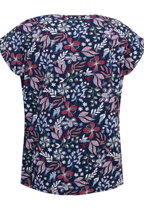 BLUZKA MARGOT DRUK - GRANATOWY, L NIPPLEX BLUZKA MARGOT DRUK - GRANATOWY, L NIPPLEX