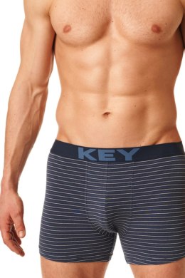 BOKSERKI MĘSKIE MXH 399 A23 - NIEBIESKI, M KEY