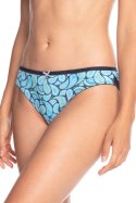 FIGI DAMSKIE MINI BIKINI L-1412MB - GRANAT-NIEBIESKI, XL LAMA