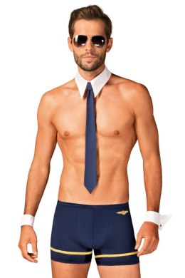 PILOTMAN SET - GRANATOWY, S/M OBSESSIVE