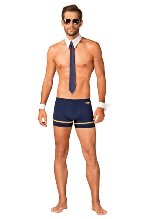 PILOTMAN SET - GRANATOWY, S/M OBSESSIVE PILOTMAN SET - GRANATOWY, S/M OBSESSIVE