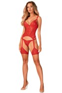 BELOVYA GORSET - CZERWONY, XL/2XL OBSESSIVE