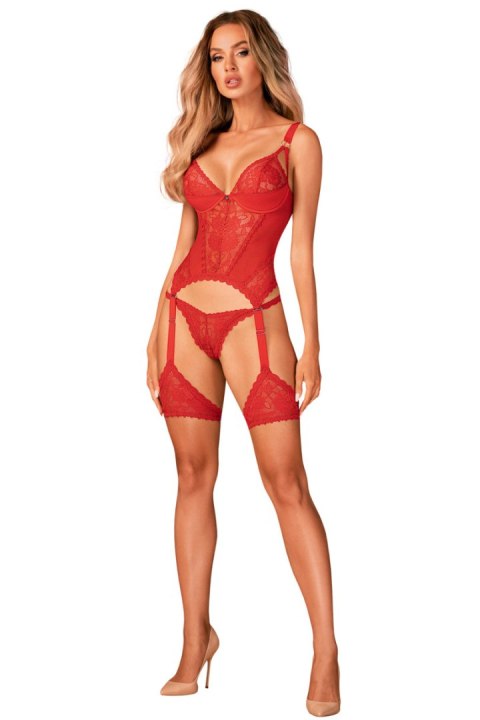 BELOVYA GORSET - CZERWONY, XL/2XL OBSESSIVE BELOVYA GORSET - CZERWONY, XL/2XL OBSESSIVE
