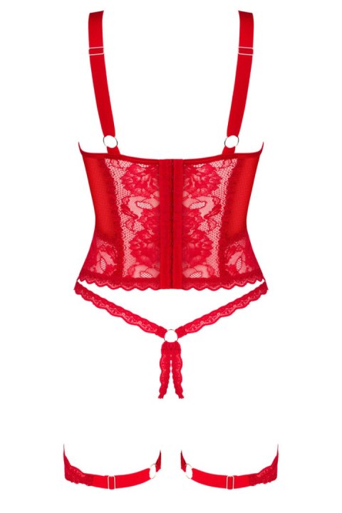 BELOVYA GORSET - CZERWONY, XL/2XL OBSESSIVE BELOVYA GORSET - CZERWONY, XL/2XL OBSESSIVE
