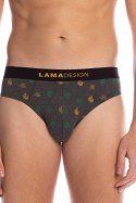 SLIPY MĘSKIE STANDARD M-1006SD - CZARNY-GRANATOWY, XL LAMA