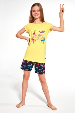 PIŻAMA GIRL KR 787/93 CARIBBEAN - ŻÓŁTY, 92 CORNETTE