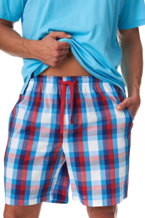 PIŻAMA MĘSKA MNS 454 A23 - NIEBIESKI, XL KEY PIŻAMA MĘSKA MNS 454 A23 - NIEBIESKI, XL KEY