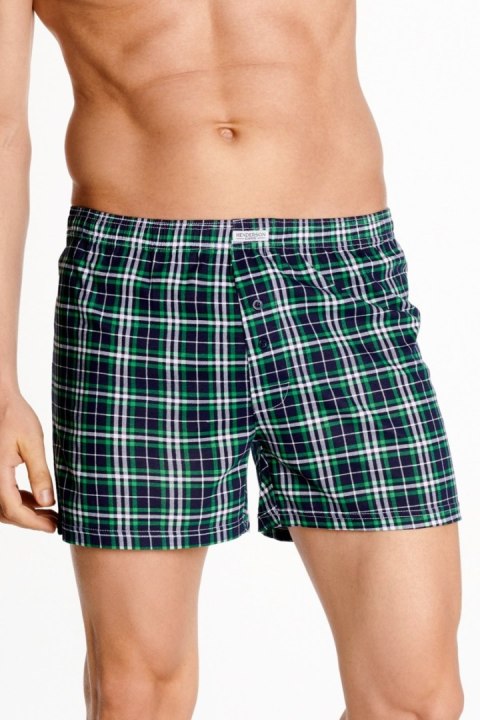 BOKSERKI MĘSKIE 560 1442-MAXI - SZARY-POMARAŃCZ, 5XL, K317 HENDERSON