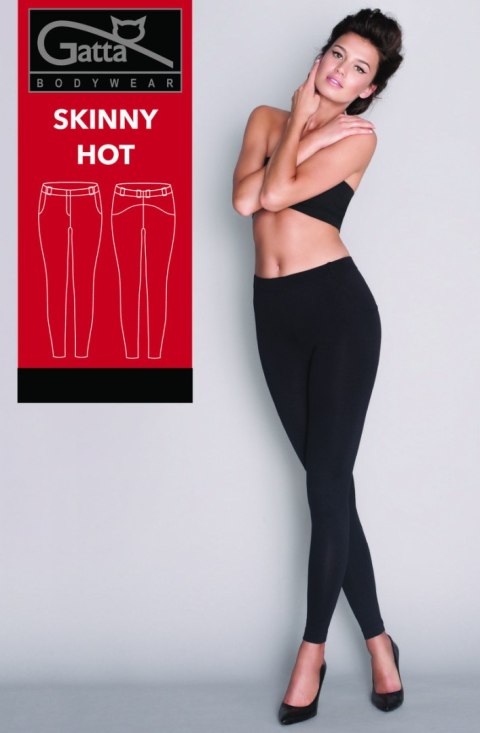 Spodnie Skinny Hot - BLACK, L GATTA BODYWEAR Spodnie Skinny Hot - BLACK, L GATTA BODYWEAR