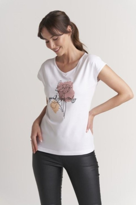 T-SHIRT PRINT 01 - BIAŁY, S GATTA BODYWEAR T-SHIRT PRINT 01 - BIAŁY, S GATTA BODYWEAR