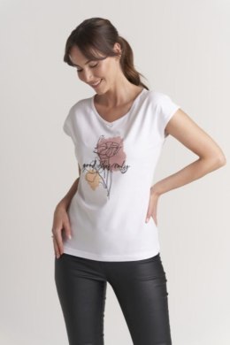 T-SHIRT PRINT 01 - RÓZOWY, M GATTA BODYWEAR