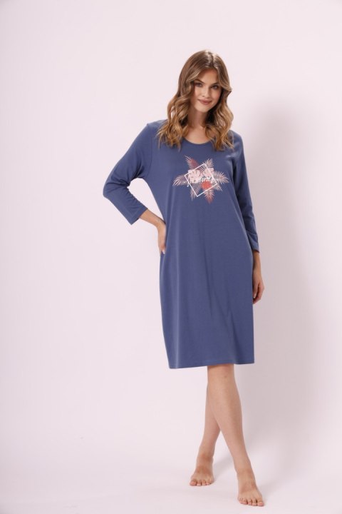 KOSZULA DAMSKA KASIA 1373 - CIEMNY JEANS, L LEVEZA KOSZULA DAMSKA KASIA 1373 - CIEMNY JEANS, L LEVEZA