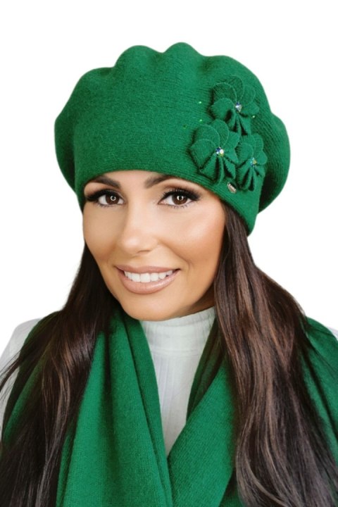 BERET DAMSKI SALIMA - CIEMNY BEŻOWY 34, UNIWERSALNY, 34 KAMEA BERET DAMSKI SALIMA - CIEMNY BEŻOWY 34, UNIWERSALNY, 34 KAMEA