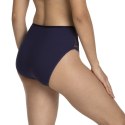 FIGI DAMSKIE MIDI L-1374MD - GRANATOWY, S LAMA