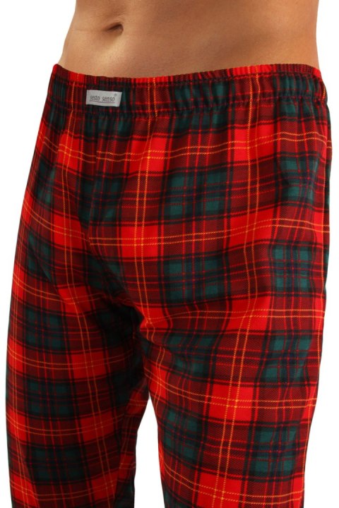 PIŻAMA MĘSKA 2576 - CZERWONY, 2XL SESTO SENSO PIŻAMA MĘSKA 2576 - CZERWONY, 2XL SESTO SENSO