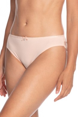 FIGI DAMSKIE MINI BIKINI L-1428MB - BRZOSKWINIA-CZARNY, L LAMA