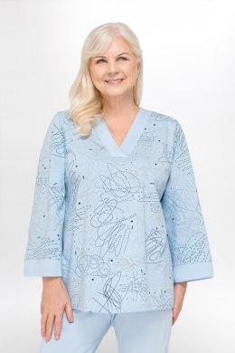 228 PIŻAMA DAMSKA GLORIA - RÓŻOWY, 2XL, 1 MARTEL